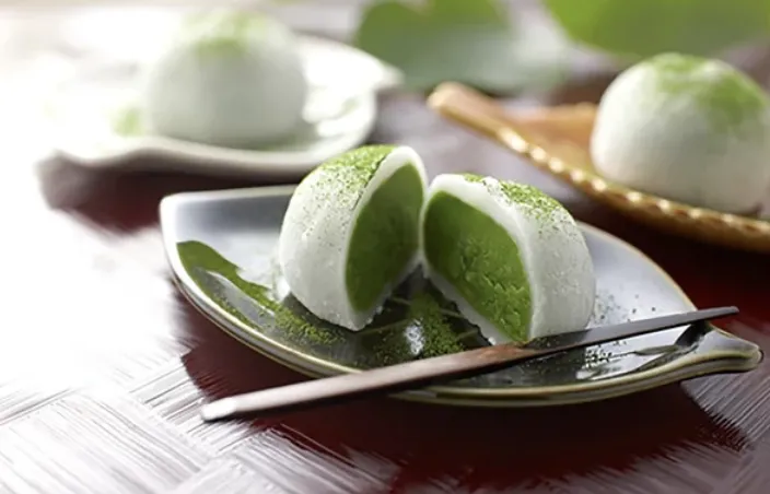 Mochi au thé vert